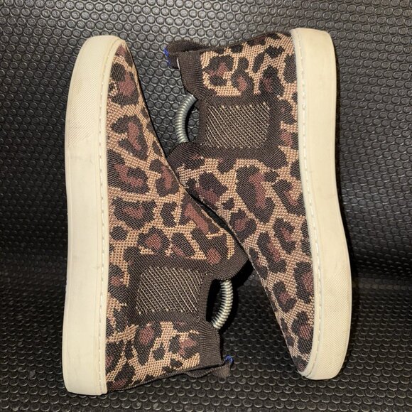 Rothys Chelsea Sneakers Boots Wildcat Animal Print Leopard Shoes Women’s Size 8 - Picture 4 of 8